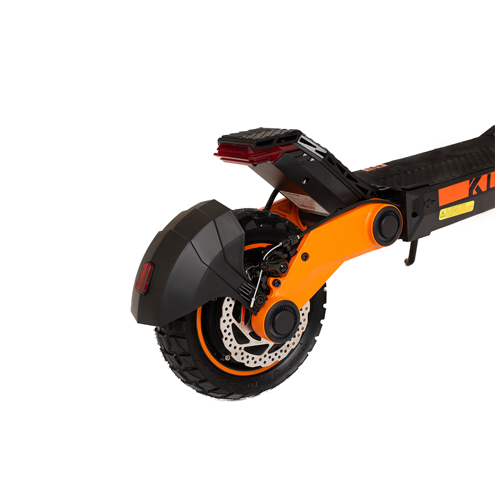 KuKirin G3 rear wheel, disc brake and suspension