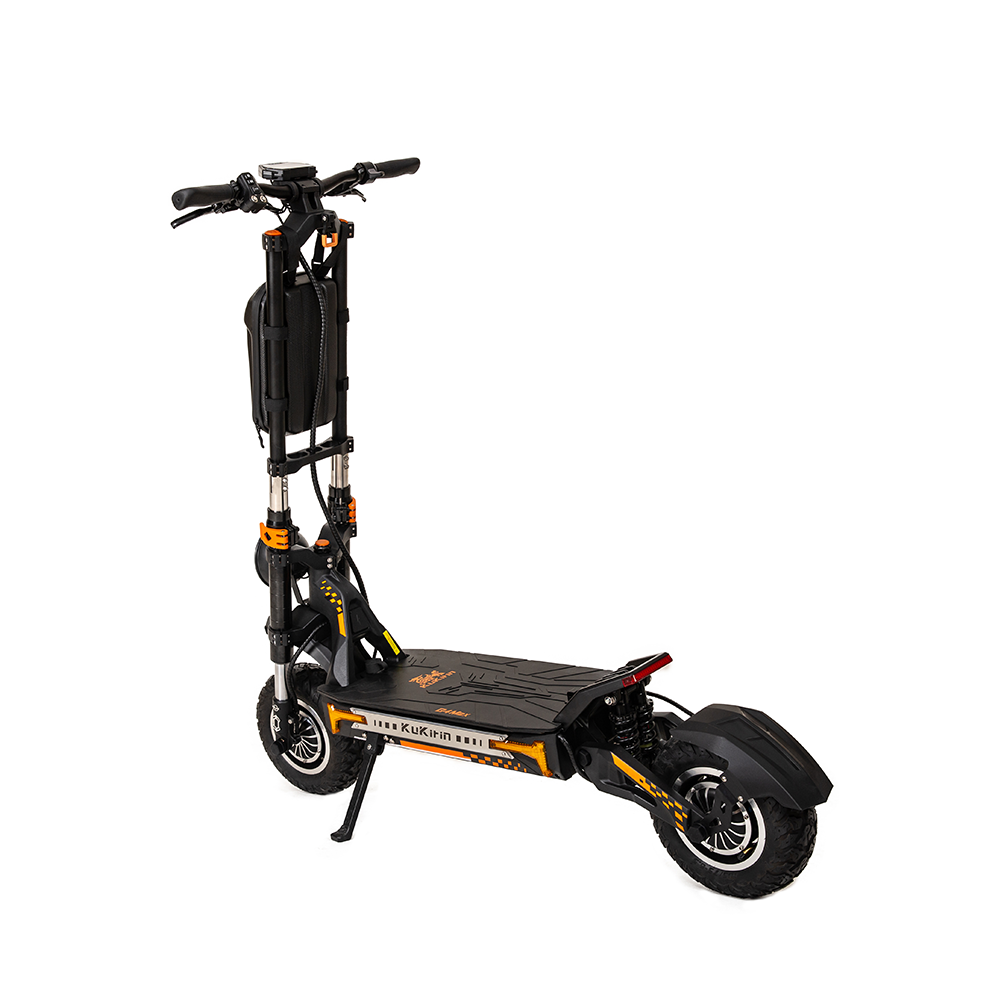 KuKirin G4 Max electric scooter, rear three-quarter view