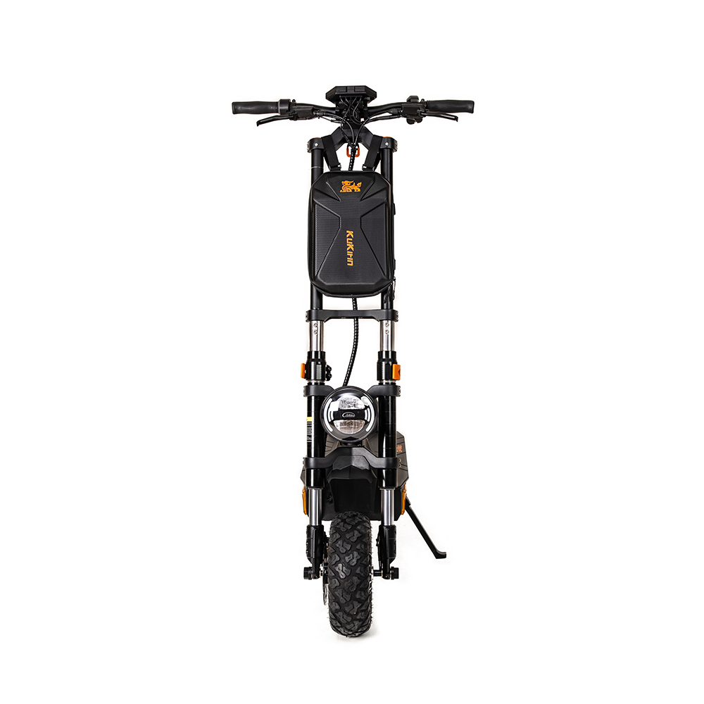KuKirin G4 Max electric scooter with headlight and front storage bag