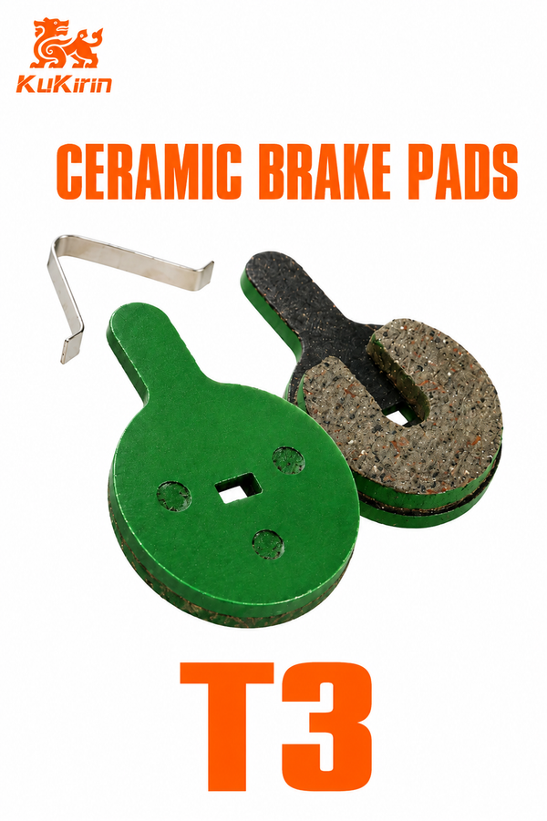 Ceramic Brake Pads for KuKirin T3 – 2-Piece Set
