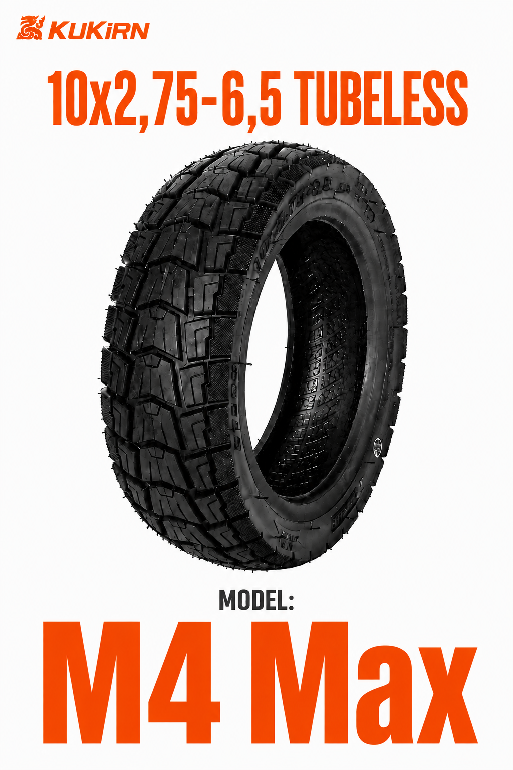 Ελαστικό Xuancheng 10x2.75-6.5 tubeless για KuKirin M4 Max