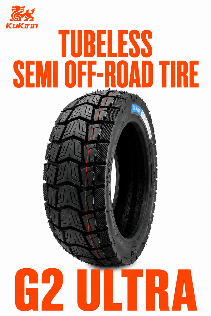 Pneu SUNIK 10x2.75-6.5 tubeless semi todo-o-terreno para KuKirin G2 Ultra