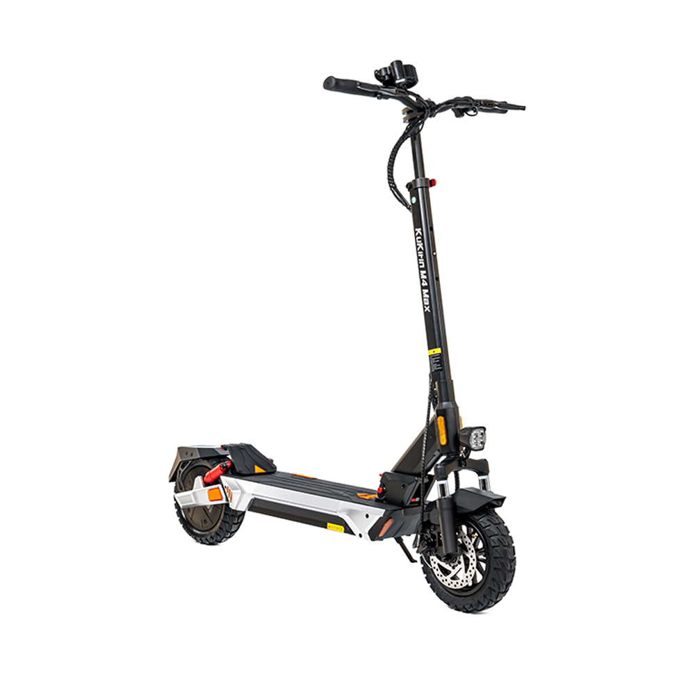 KuKirin M4 Max electric scooter, alternate three-quarter view