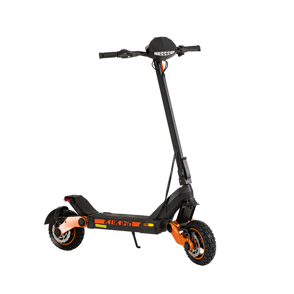 KuKirin G3 electric scooter, rear three-quarter view
