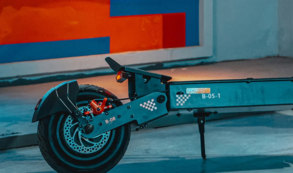 KuKirin G4 rear disc brake and suspension