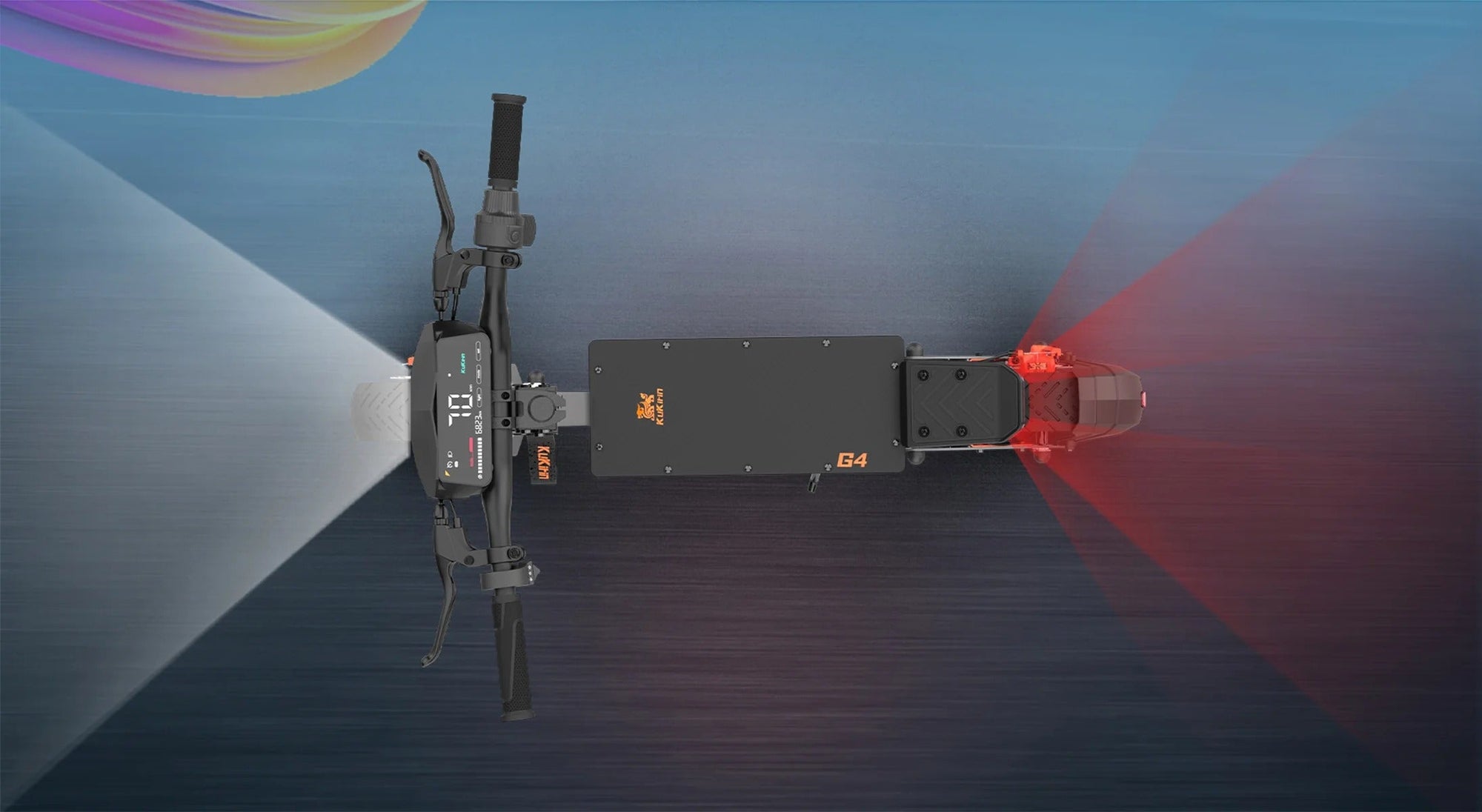 KuKirin G4 lighting system viewed from above