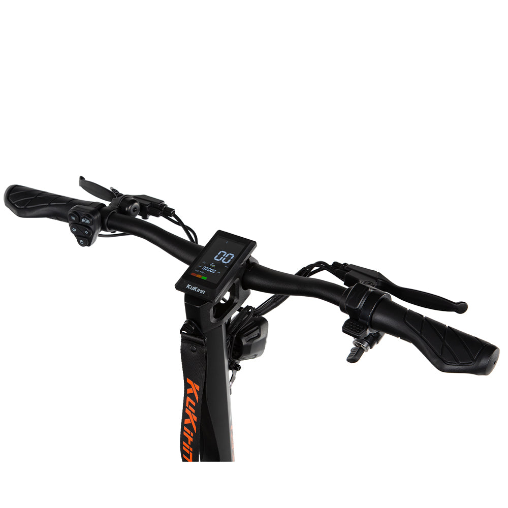KuKirin T3 handlebar, controls and display