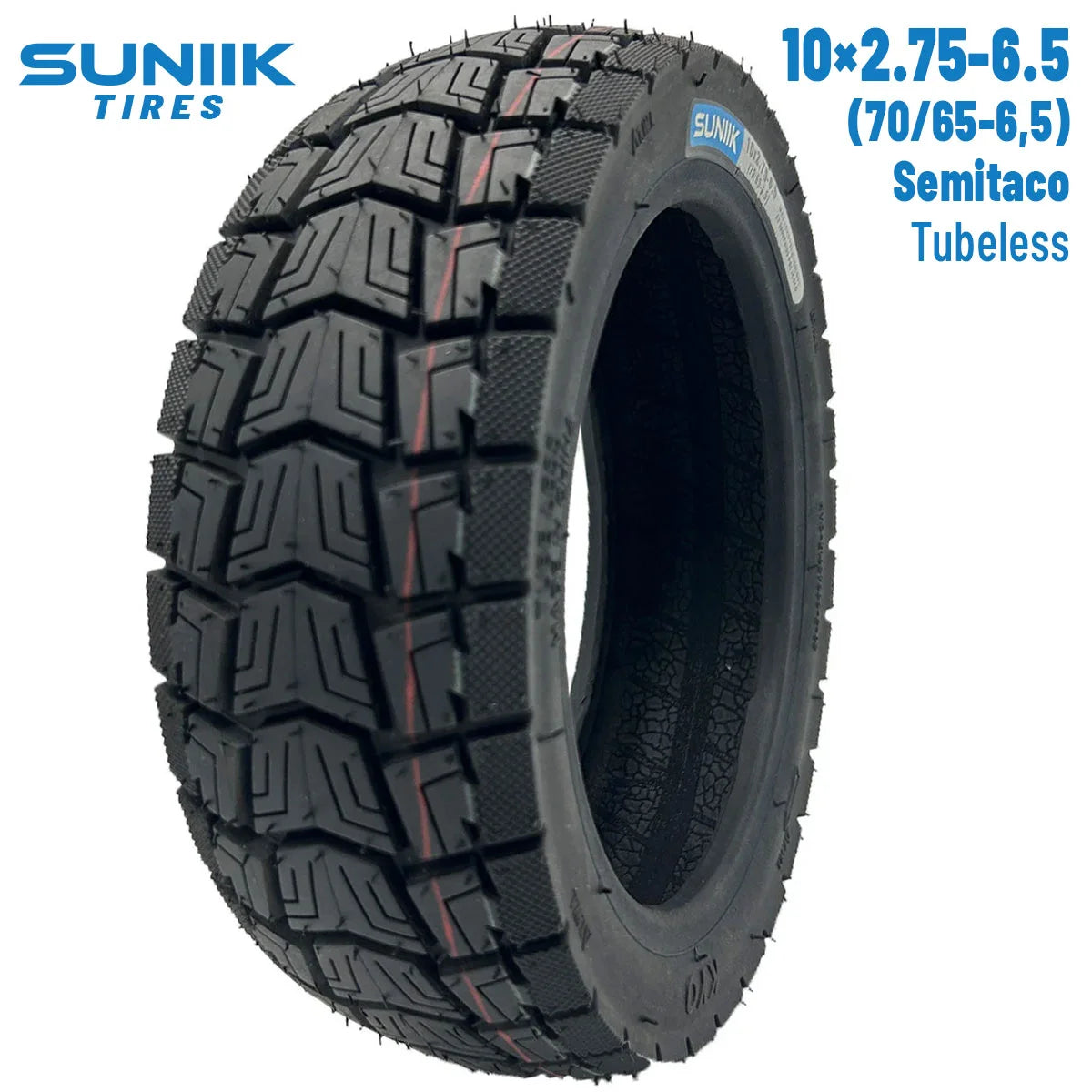 SUNIK 10x2.75-6.5 tömlő nélküli semi off-road gumiabroncs KuKirin A1 típushoz